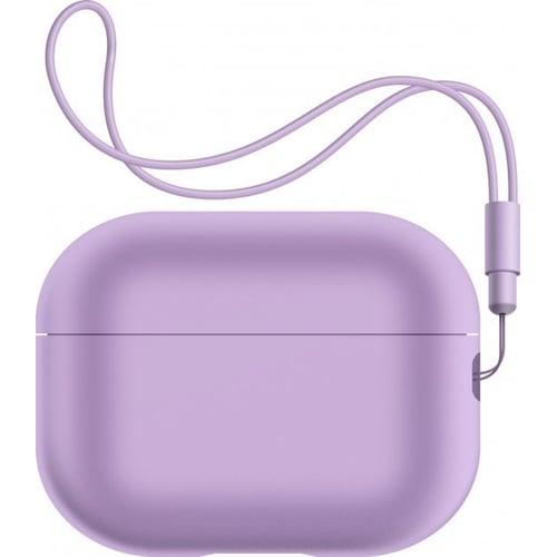 Чехол ArmorStandart Silicone Case with straps Pink Purple (ARM68613) for Apple Airpods Pro 2