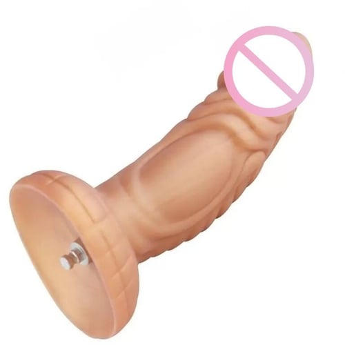 Фаллоимитатор-насадка Hismith Slightly Curved Silicone Dildo Monster Series