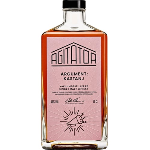 Виски Agitator Single Malt Whisky Argument Kastanj gift box 46 % 0.7 л (WHS7350107460195)