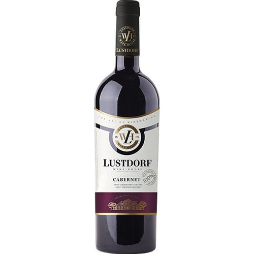 Вино Lustdorf Каберне червоне сухе сортове 0.75л 9-14% (PLK4820189290018)
