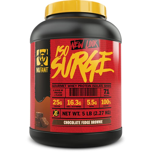 Протеїн Mutant Iso Surge 2270 g / 73 servings / Chocolade Fudge Brownie