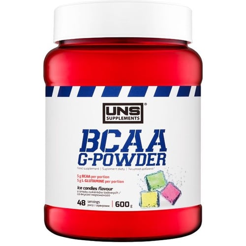 Амінокислота для спорту UNS BCAA G-Powder 600g /48 servings/ Ice Candy