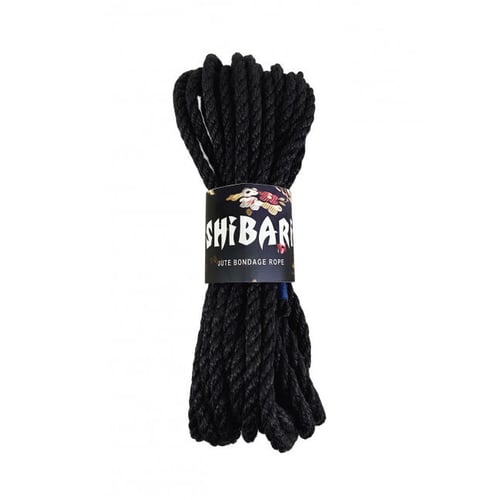 Джутовая веревка для Шибари Feral Feelings Shibari Rope, 8 м черная