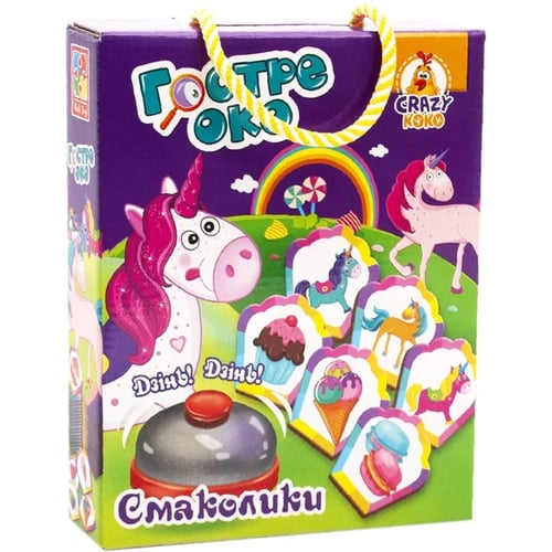 Гра зі дзвінком Vladi Toys Зірке око Смачники (укр) (VT8010-15)