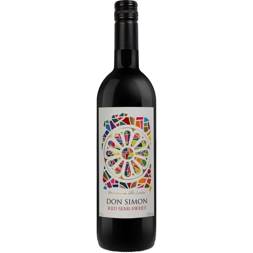 Вино Don Simon Red Semisweet, червоне напівсолодке, 0.75л 10.5% (BDA1VN-VGC075-029)