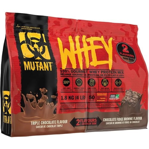 Протеїн Mutant Whey 1800 g / 50 servings / Triple Chocolate Chocolate Brownie