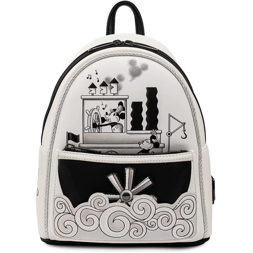 Рюкзак Loungefly Disney - Mickey Mouse Steamboat Willie Music Cruise Mini Backpack (WDBK1657)