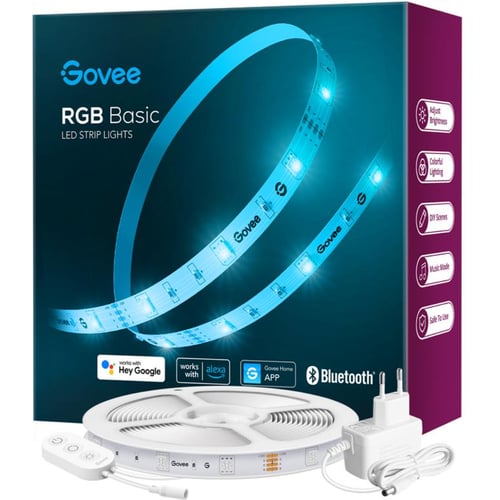 Светодиодная лента Govee H615A RGB Smart Wi-Fi + Bluetooth LED Strip Lights 5m (H615A3A1)