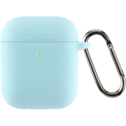 Чохол ArmorStandart Ultrathin Silicone Case With Hook Sky Blue (ARM59692) для Apple AirPods 2