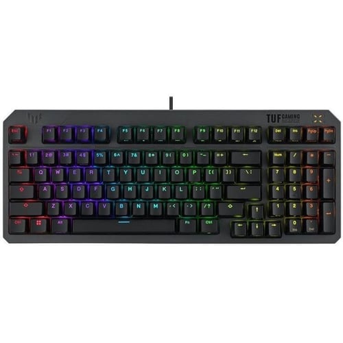 Клавиатура ASUS TUF Gaming K3 Gen II Opti-Mech RGB Red Switches USB UA Black (90MP0390-BKMA00)