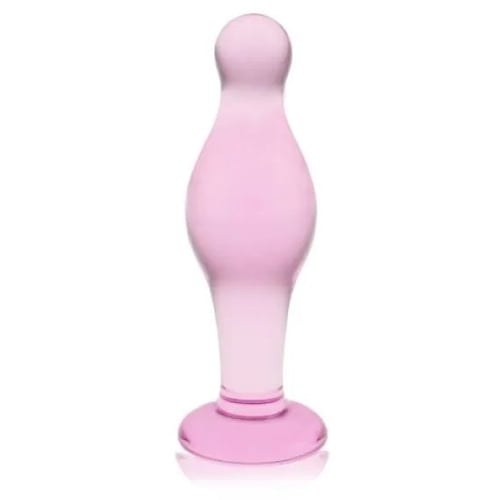 Скляний фалоімітатор Love Toy Glass Romance Dildo 4.5" Pink