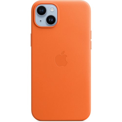 Чохол для iPhone Apple Leather Case з MagSafe Orange (MPPF3) для iPhone 14 Plus