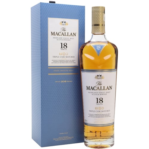 Віскі The Macallan "Triple Cask Matured" 18 Years Old, gift box, 0.7л (CCL1228001)