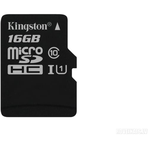 Kingston 16GB microSDHC Class 10 UHS-I U1 (SDC10G2/16GBSP)