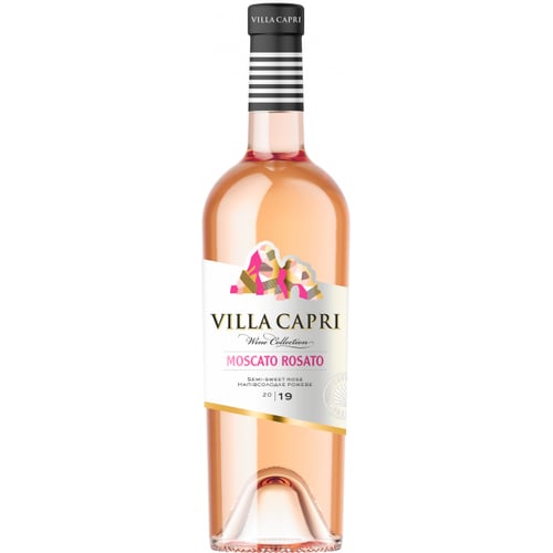 Вино Villa Capri Moscato Rosato розовое полусладкое 0.75л 9-13% (PLK4820189292326)