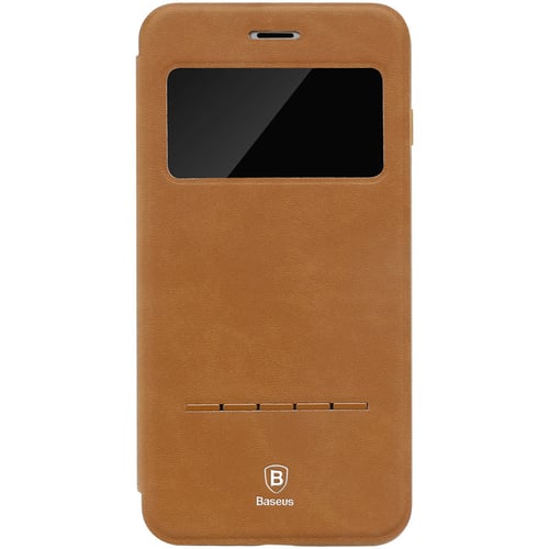 Чохол для iPhone Baseus Simple Flip Brown (LTAPIPH7P-SM08) for iPhone 8 Plus/iPhone 7 Plus