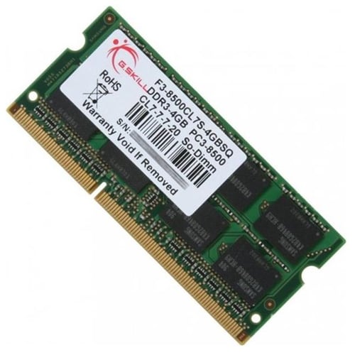 G.Skill 4 GB SO-DIMM DDR3 1066 MHz (F3-8500CL7S-4GBSQ)