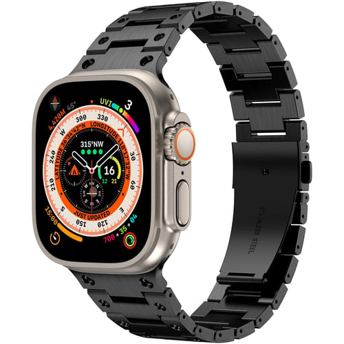 Аксесуар для Watch Top Stainless Stell Case Black для Apple Watch 44/45/49mm Ultra