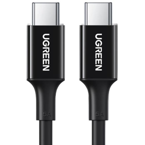 Кабель Ugreen USB-C to USB-C 100W 5A 1m Black (80371)