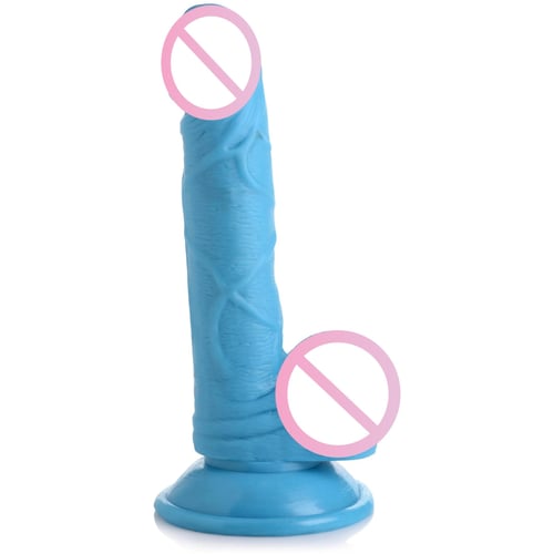 Фаллоимитатор Pop Peckers 6.5" Dildo With Balls Blue