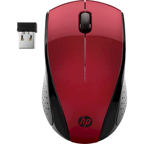 Мышь HP 220 Red (7KX10AA)