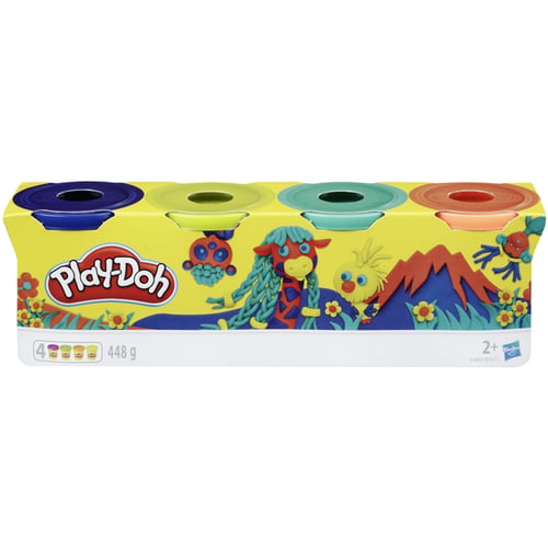 Набір з 4 баночок Hasbro PLAY-DOH WILD (B5517_E4867)