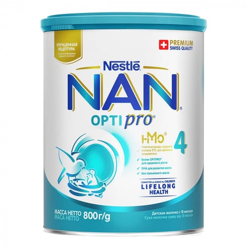 Детская смесь Nestle NAN 4 Optipro 2'FL от 18 мес. 800 г (1000050)