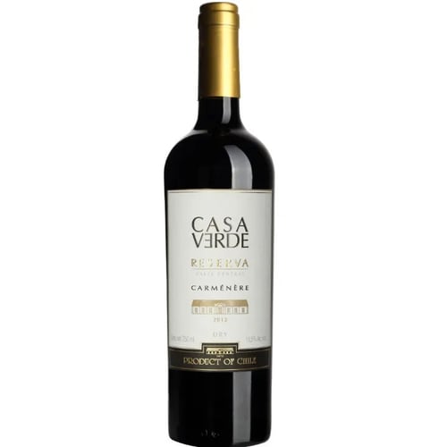 Вино Casa Verde Rezerva Carmenere, красное сухое, 0.75л 13% (DIS7808765712946)