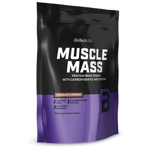 Гейнер BioTechUSA Muscle Mass 1000 g /14 servings/ Chocolate