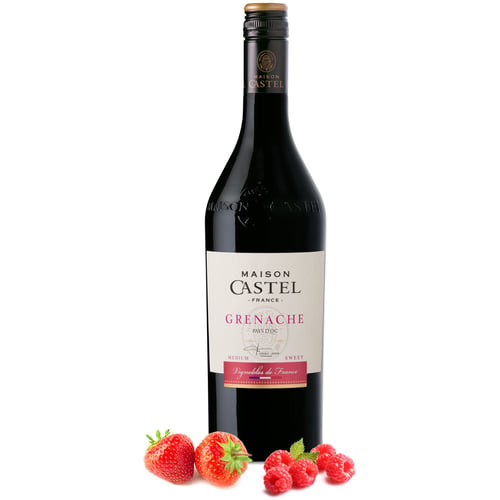Вино Maison Castel "Grenache Medium Sweet" (напівсухе, червоне) 0.75л (BDA1VN-VCS075-014)