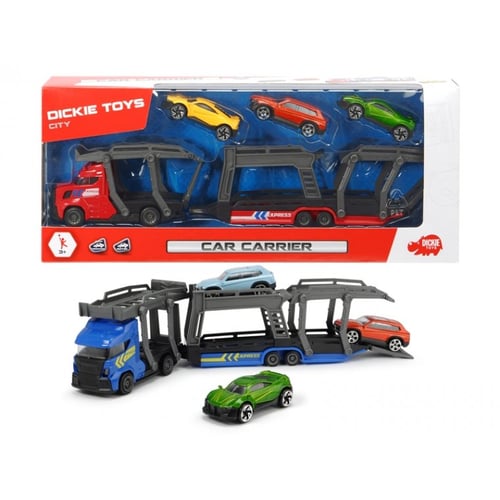 Автотранспортер DICKIE TOYS з 3 машинками 28 см, 2 види