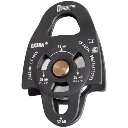 Блок ролик Singing Rock Pulley Extra Plus, Black (SR RK808BB00)