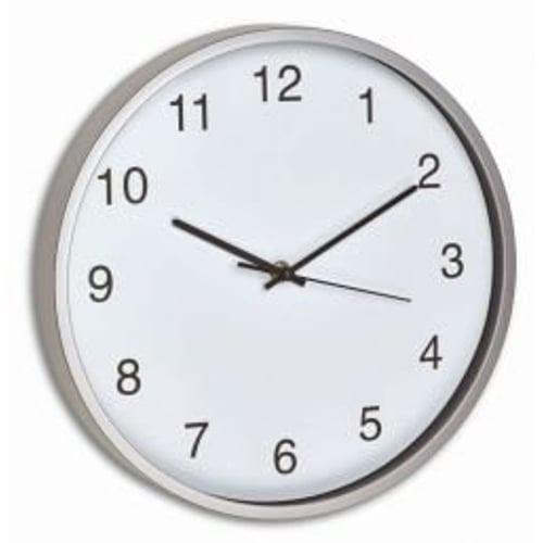 Часы настенные TFA серебристый d 302x40 мм (60301954)