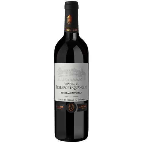 Вино Cheval Quancard Chateau de Terrefort-Quancard Bordeaux Superieur AOC, красное сухое, 11-14.5% 0.75л (MAR3176481023726)