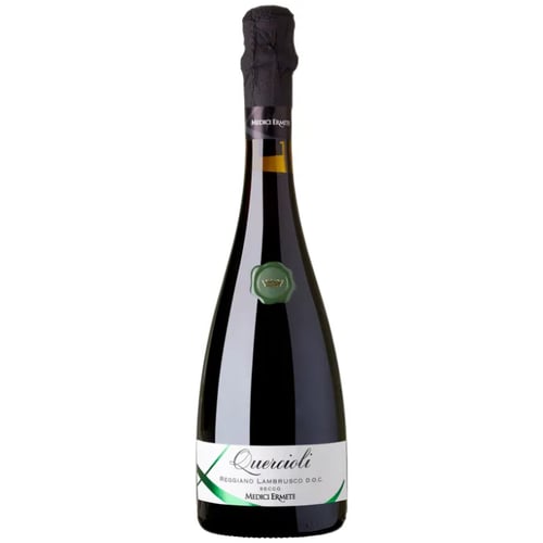 Ігристе вино Medici Ermete Quercioli Lambrusco Regg Frizzante DOC рожеве сухе 11% (0.75 л) (MAR8004810580488)