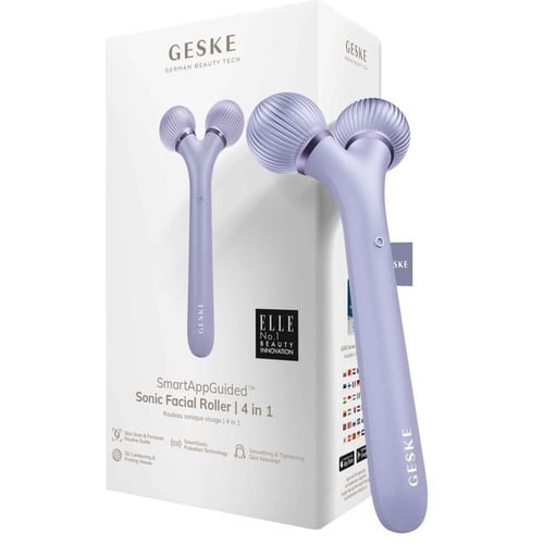 Масажер Звуковий ролик для обличчя GESKE Sonic Facial Roller 4 в 1 Purple (GK000040PL01)	