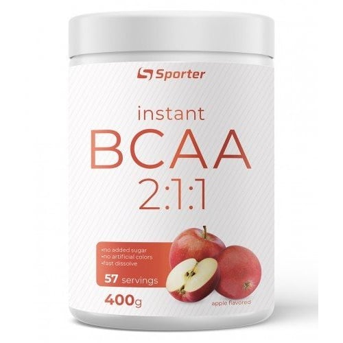 Аминокислота для спорта Sporter Instant BCAA 400 g /57 servings/ Apple