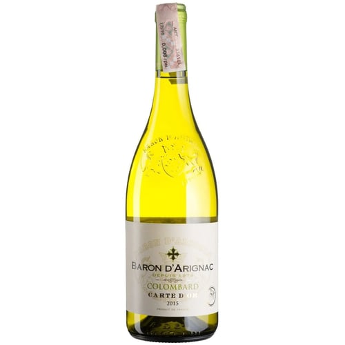 Вино Baron d'Arignac Colombard-Ugni Blanc белое сухое 0.75л (BWW5710)