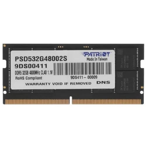 PATRIOT 32 GB SO-DIMM DDR5 4800 MHz (PSD532G48002S)