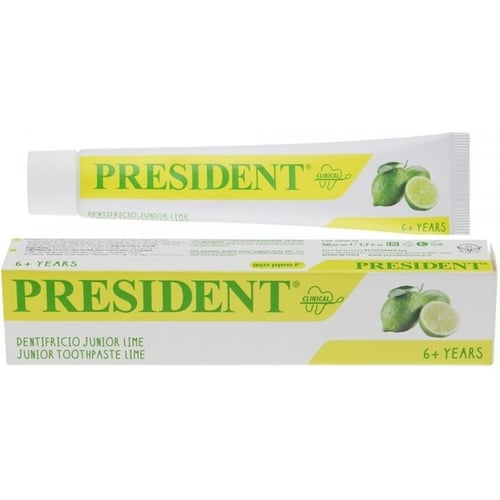 President Junior Toothpaste Lime Зубная паста 6+ 50 ml