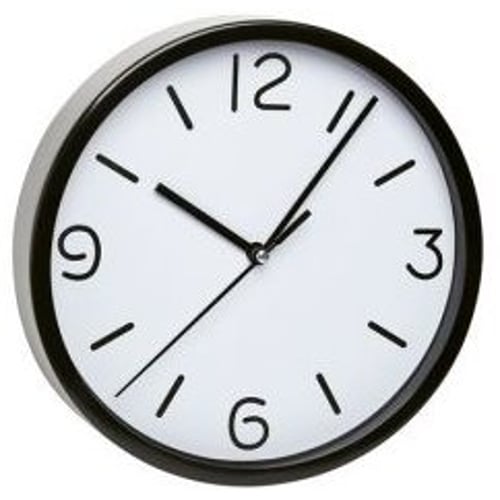 Часы настенные TFA d 200x35 мм чёрный (60303301)