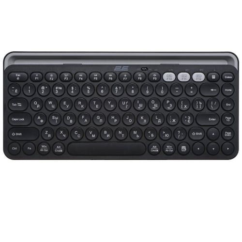 Клавіатура 2E KS250 Wireless/Bluetooth Black (2E-KS250WBK)