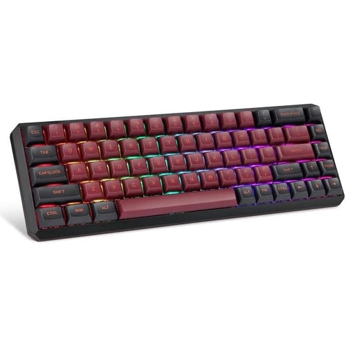 Клавиатура Motospeed Darmoshark K5 Gateron Red Red-Black (dmk5rbgr)