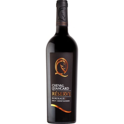 Вино Cheval Quancard Reserve Bordeaux Rouge AOC 2016, красное сухое, 0.75л (MAR3176481017145)