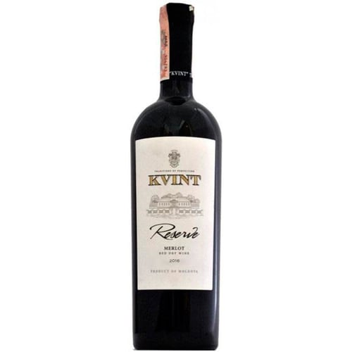 Вино Kvint Reserve Мерло 2016, красное сухое, 0.75 л 13.2%