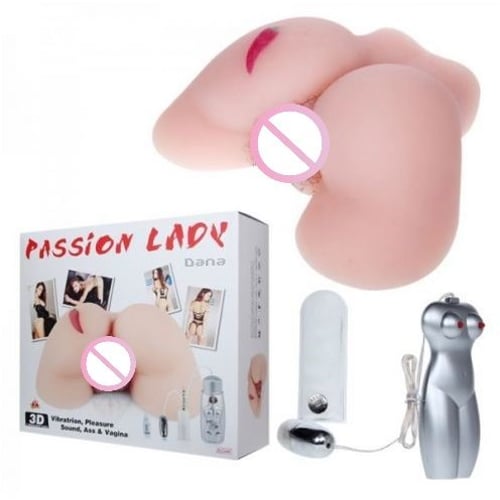 Мастурбатор с двойной вибрацией и двумя входами PASSION LADY - DANA, BM-009104S