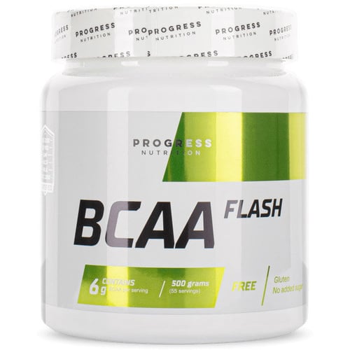 Аминокислота для спорта Progress Nutrition BCAA Flash 500 g /55 servings/ Lemon Tea