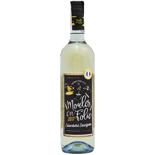 Вино Moules en Folie Colombard-Sauvignon Blanc белое 0.75 л (WHS3500610126055)