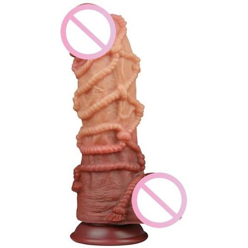 Фаллоимитатор LoveToy Dual-Layered Silicone Nature Cock 10.5" Flesh