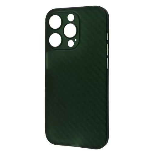 Чохол для iPhone Memumi Slim Carbon Series Case PC Green для iPhone 14 Plus